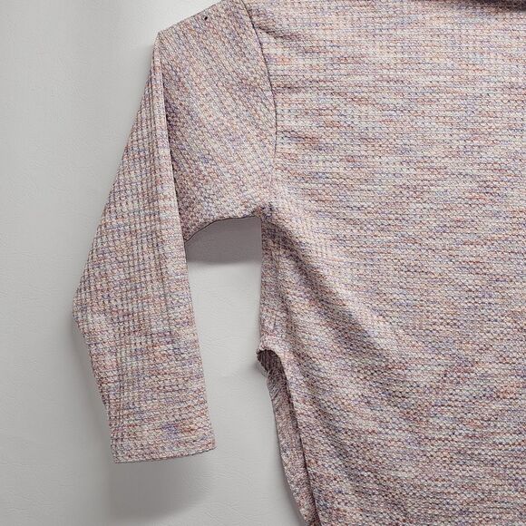 SHEIN Curve Women’s 1XL Multicolor Knit Hoodie Pullover 95% Polyester 5% Elastan - Picture 9 of 16